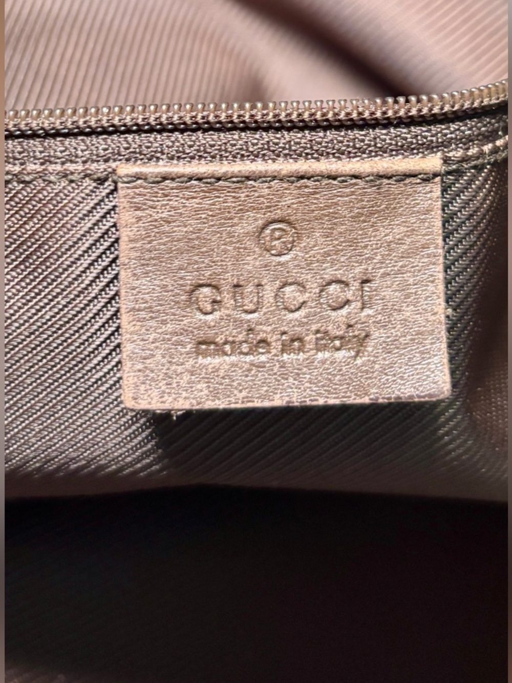 Authentic Vintage Gucci GG Monogram Canvas Tote Shoulder Bag w/COA - Picture 7 of 15